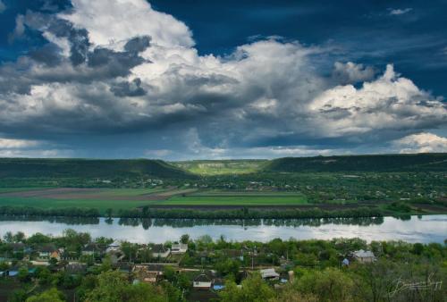 cloudy summer day